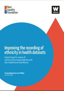 Ethnicity recording report cover