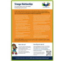 Flyer with info and QR code for easy referrals SR professional flyer